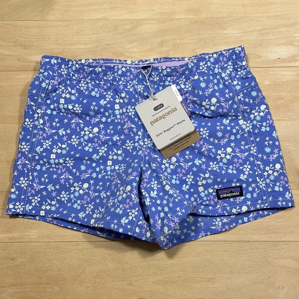 NWT Patagonia Girls’ Baggies Shorts Sz L